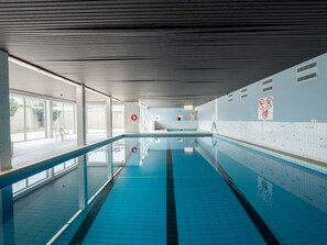 Indoor pool, a heated pool