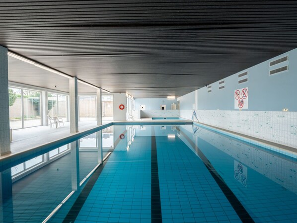 Indoor pool, a heated pool