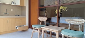 Deluxe Double Room, Balcony, Pool View | Balcony