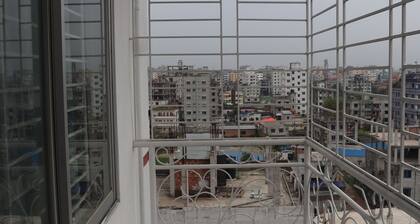 Dwelling Furnished Flat 2-Bedroom Apartment at Uttara with Wifi, AC,