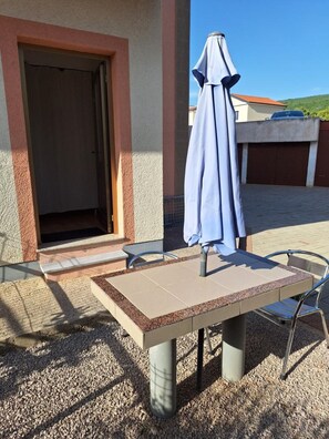 Terrace/patio - Studio Štefica with Wifi and AC in Punat (Punat)