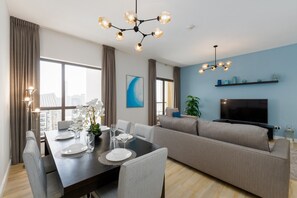 Apartment, Smoking | 2 bedrooms - Chic JBR 2BR w Pool and Gym Marina Views (Dubai)