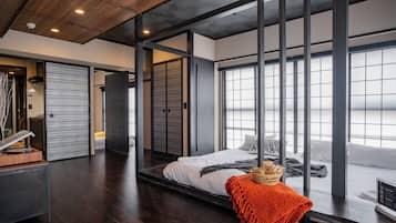 Apartamento de lujo, no fumadores (Ninja Suite 95D) | 1 dormitorio, cortinas opacas, sistema de insonorización