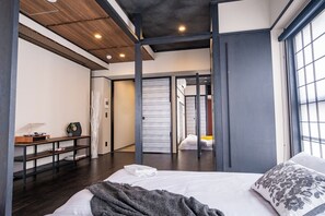 奢华公寓, 无烟房 (Ninja Suite 95D) | 1 多间卧室、遮光窗帘、隔音、熨斗/熨衣板