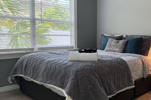 2 bedrooms, desk, iron/ironing board, free WiFi