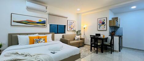 1 chambre, accĂšs au Wi-Fi (inclus), literie fournie