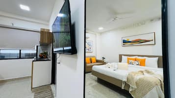 King Studio | 1 habitación, wifi gratis, ropa de cama y acceso para silla de ruedas