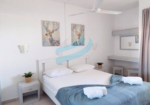 1 bedroom, iron/ironing board, bed sheets