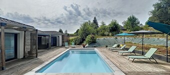 Very nice house with private pool, Périgord Noir near Sarlat, Terrasson