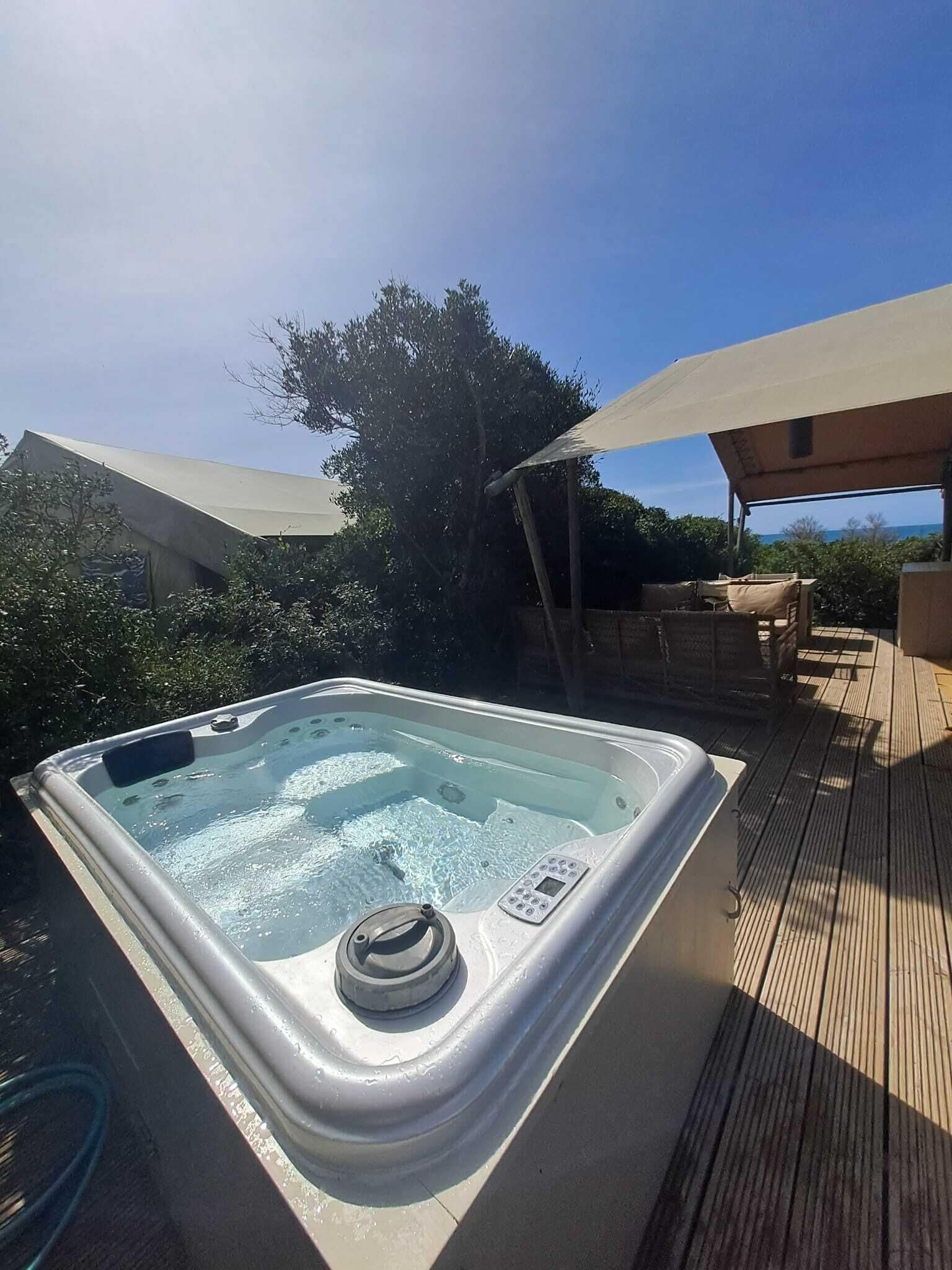 Deluxe Tent, Jetted Tub, Sea View | In-room safe, iron/ironing board, free WiFi