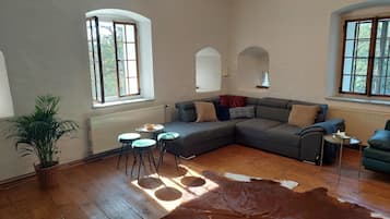 Chimenea y libros