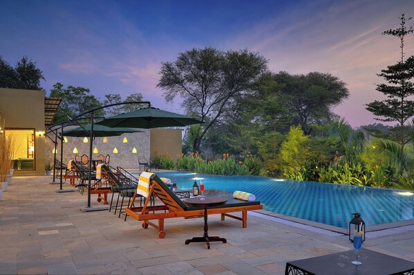 Alberca al aire libre 