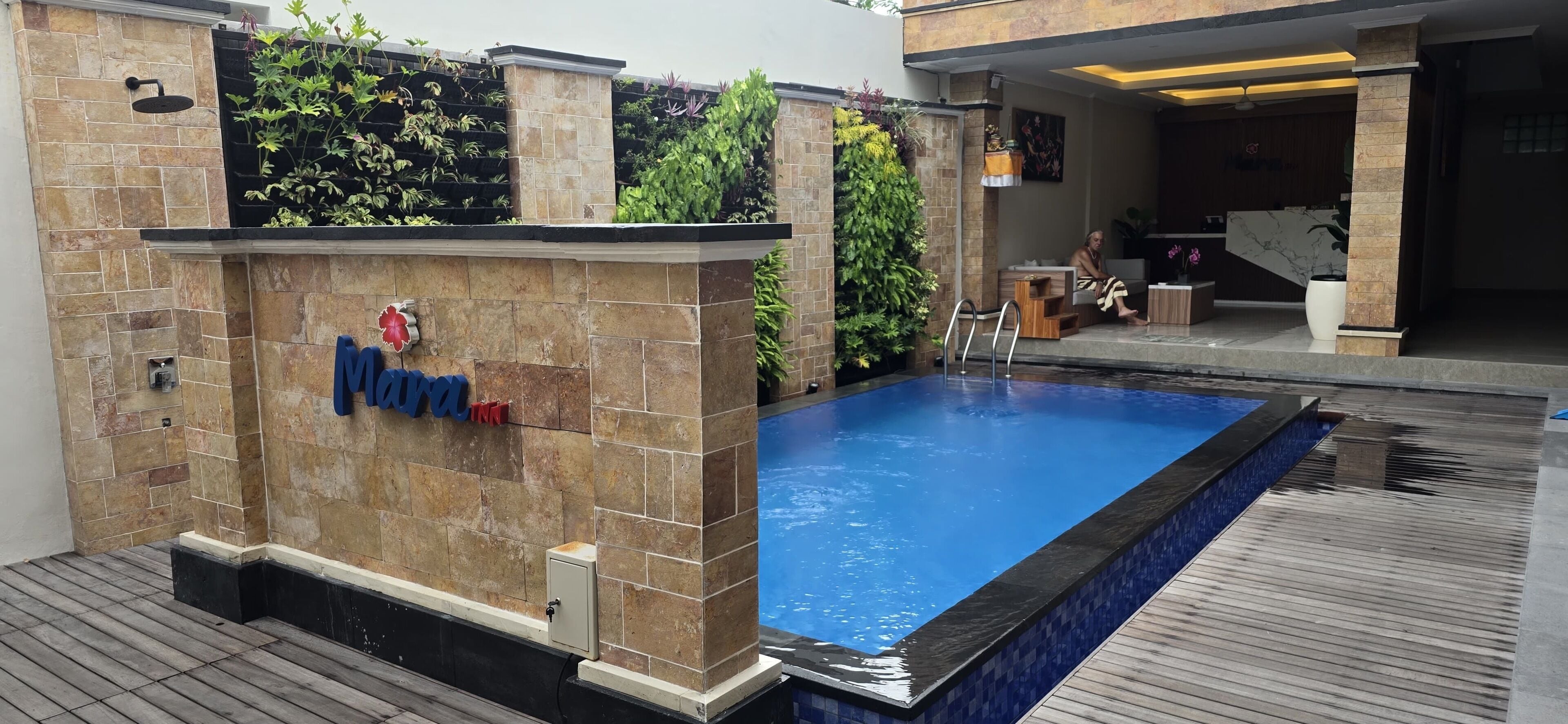 Façade de l’hébergement