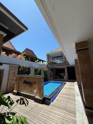 Façade de l’hébergement