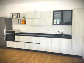 Apartment, Patio | Private kitchen