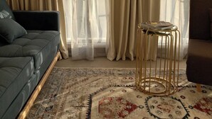 Deluxe Ρετιρέ, Θέα στην Πόλη | Περιοχή καθιστικού