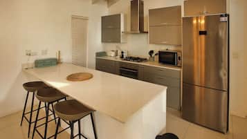 Family House, Patio, Garden View | Private kitchen