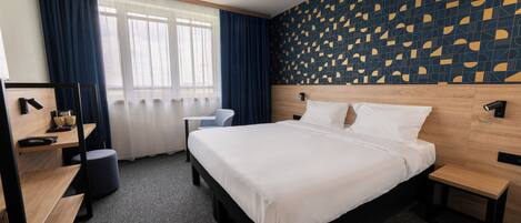 Allergikerbettwaren, Minibar, Verdunkelungsvorhänge