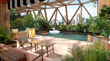 Una piscina al aire libre (de 07:00 a 20:00), sombrillas, tumbonas