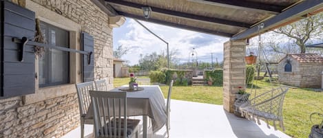 Family House, Multiple Bedrooms (Villa Capadinka with Whirlpool) | Terrace/patio