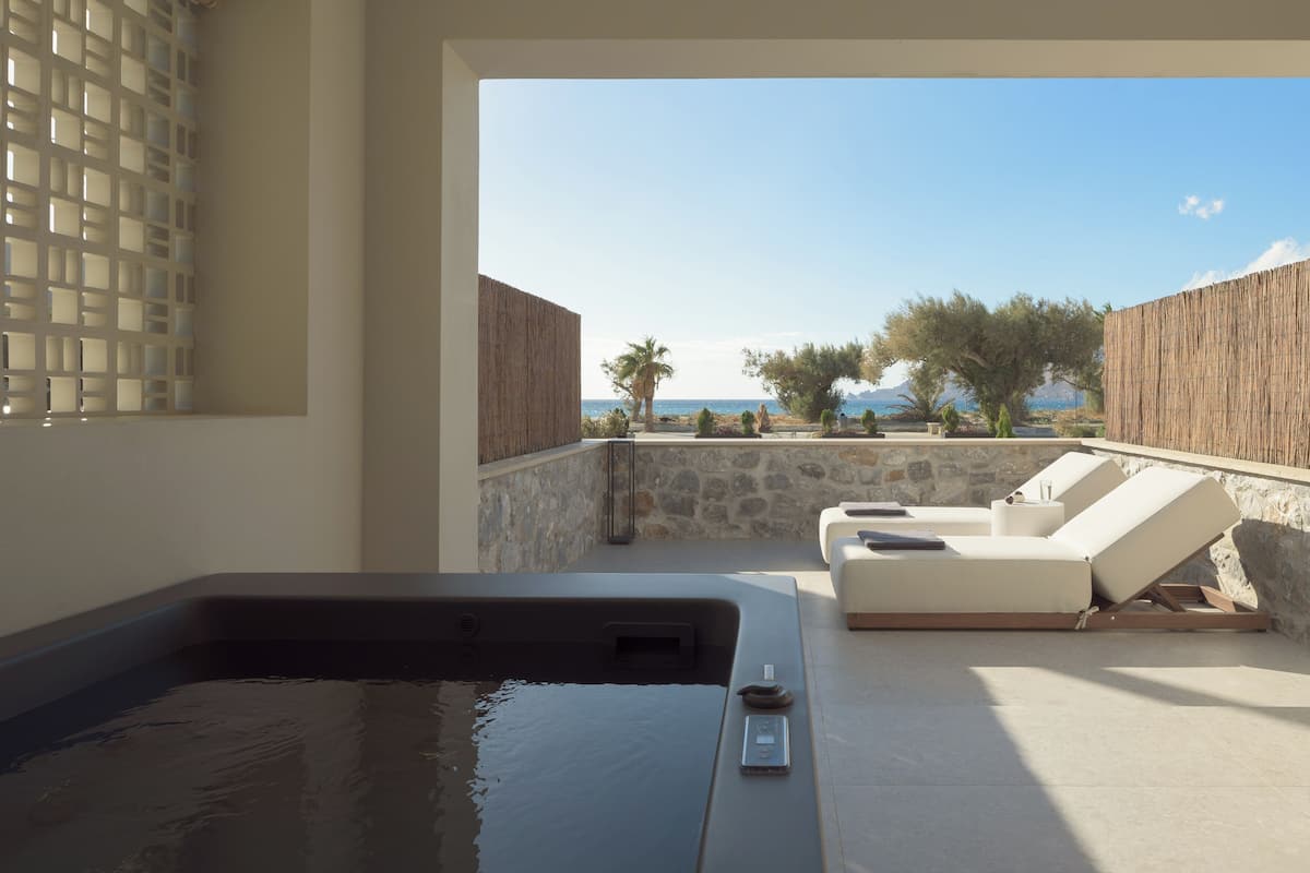 Junior Suite with Hot Tub | Terrasse/patio