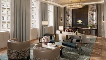 Premium bedding, minibar, in-room safe, desk