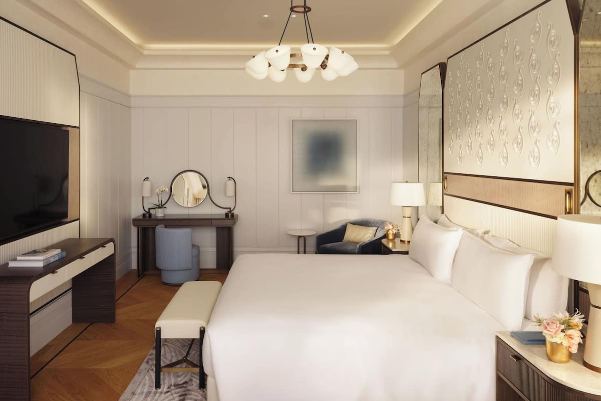 Mandarin, Suite, 2 Bedrooms | Premium bedding, minibar, in-room safe, desk