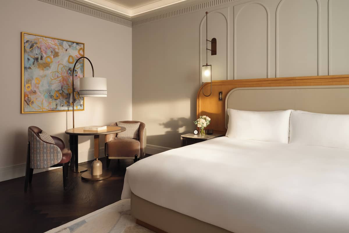 Premium bedding, minibar, in-room safe, desk