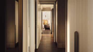 Ropa de cama de alta calidad y minibar