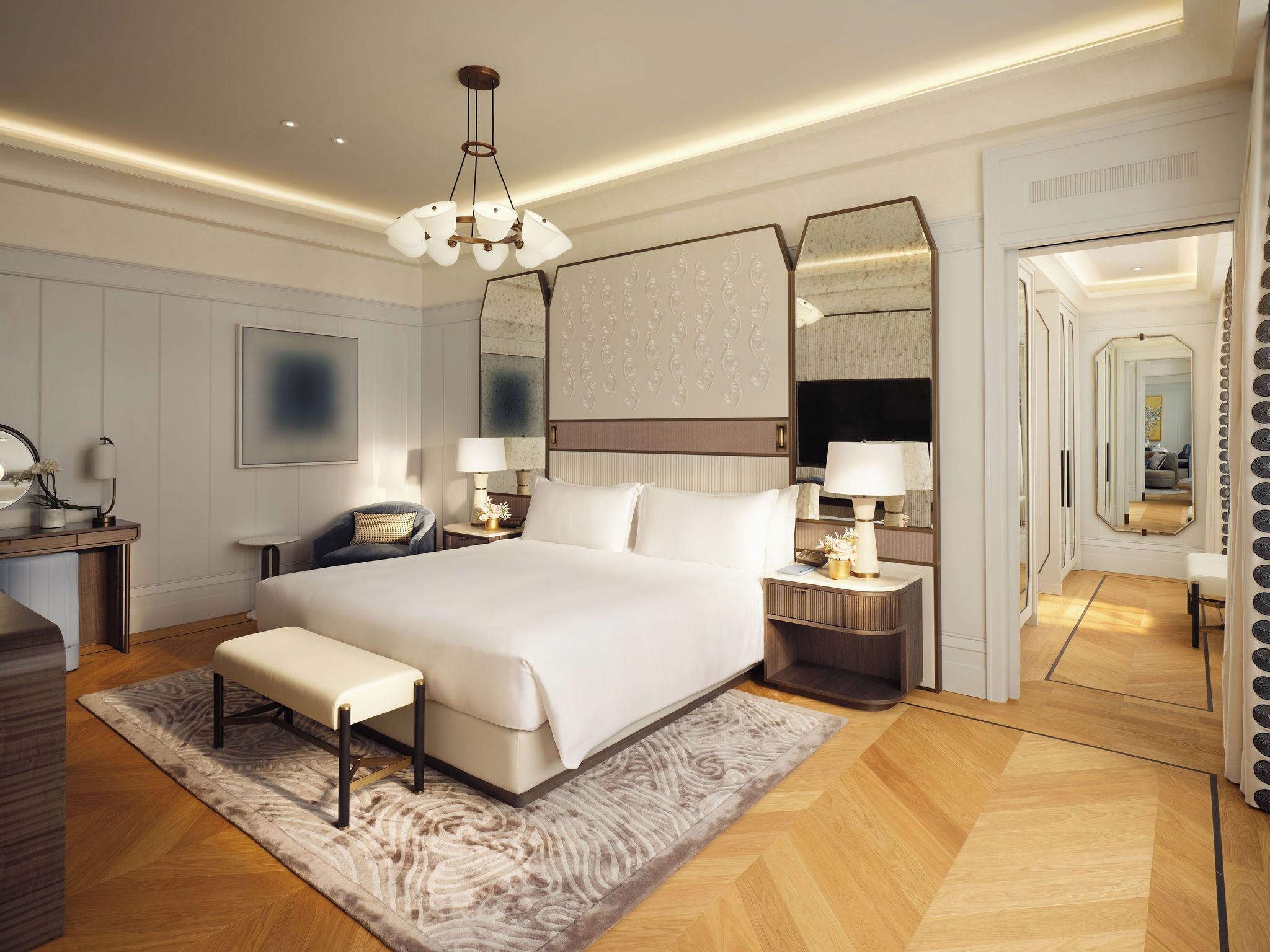 Premium bedding, minibar, in-room safe, desk