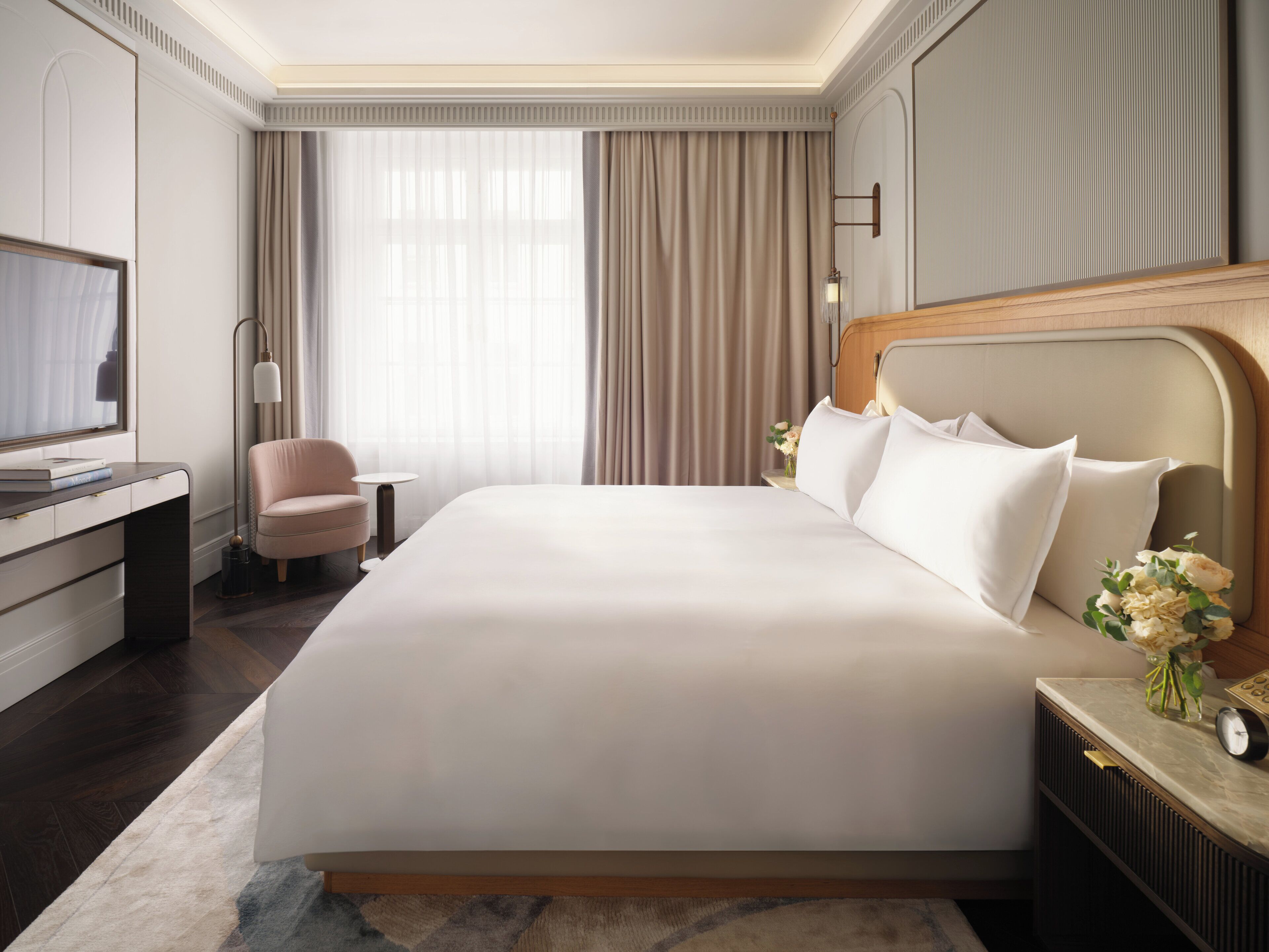 Premium bedding, minibar, in-room safe, desk