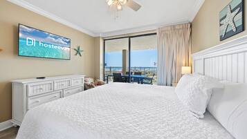 Signatur-lejlighed - 3 soveværelser - ikke-ryger - strandudsigt | Udsigt fra værelset