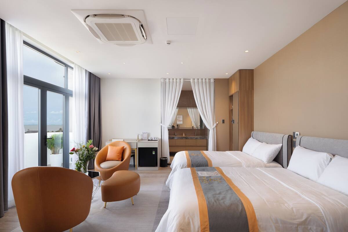 Family Double Room, Beach View | 1 bedroom, free WiFi
