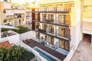 Comfort-Studiosuite, 1 Queen-Bett, Balkon, Stadtblick | Ausblick vom Zimmer