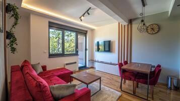 Appartement Confort, balcon | Coin séjour