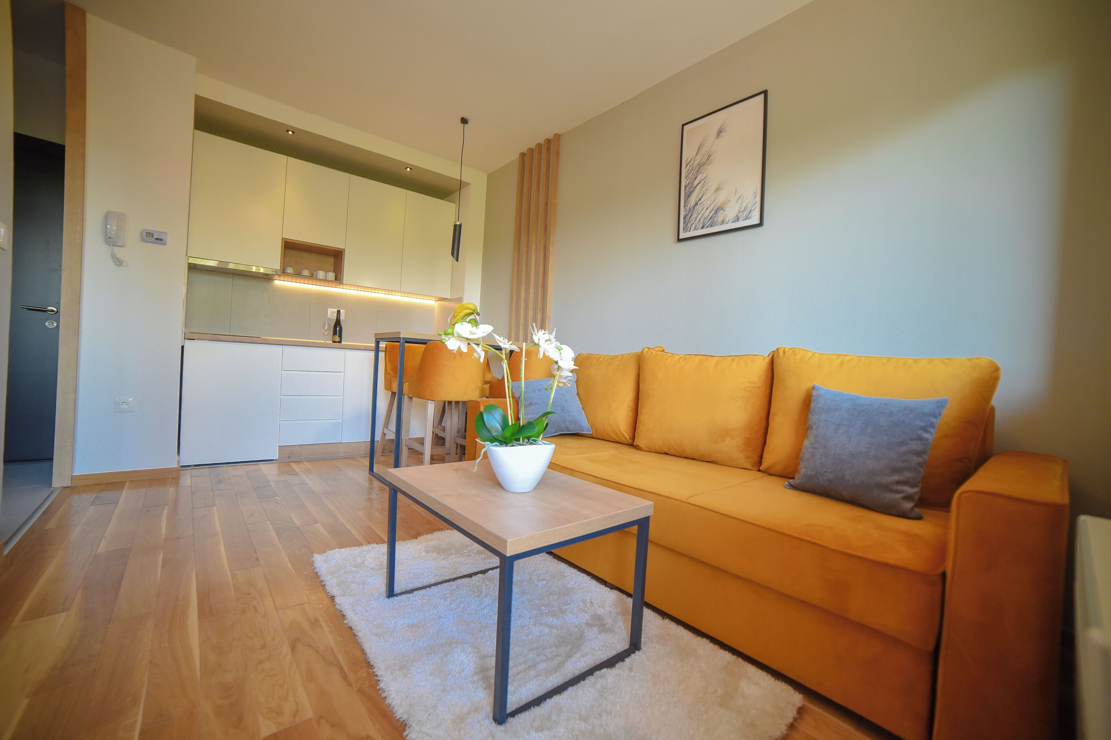 Appartement Classique, balcon, vue ville | Coin séjour