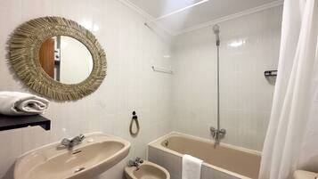 Hair dryer, towels