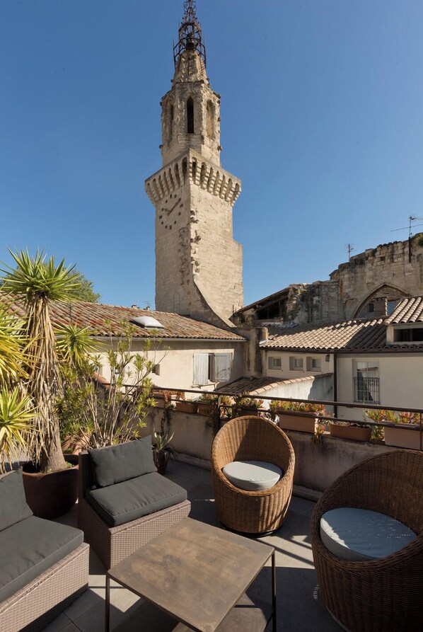 CLEMENT VII Spa & Fitness with Balcony and access to the roof terrace | Terrace/patio -  Cloître des Augustins Spa & Fitness (Avignon)