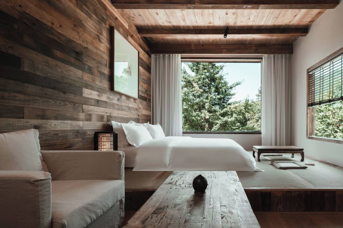 Chambre Classique avec lits jumeaux, vue montagne