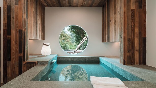 Habitación clásica doble, vistas a la montaña | Baño