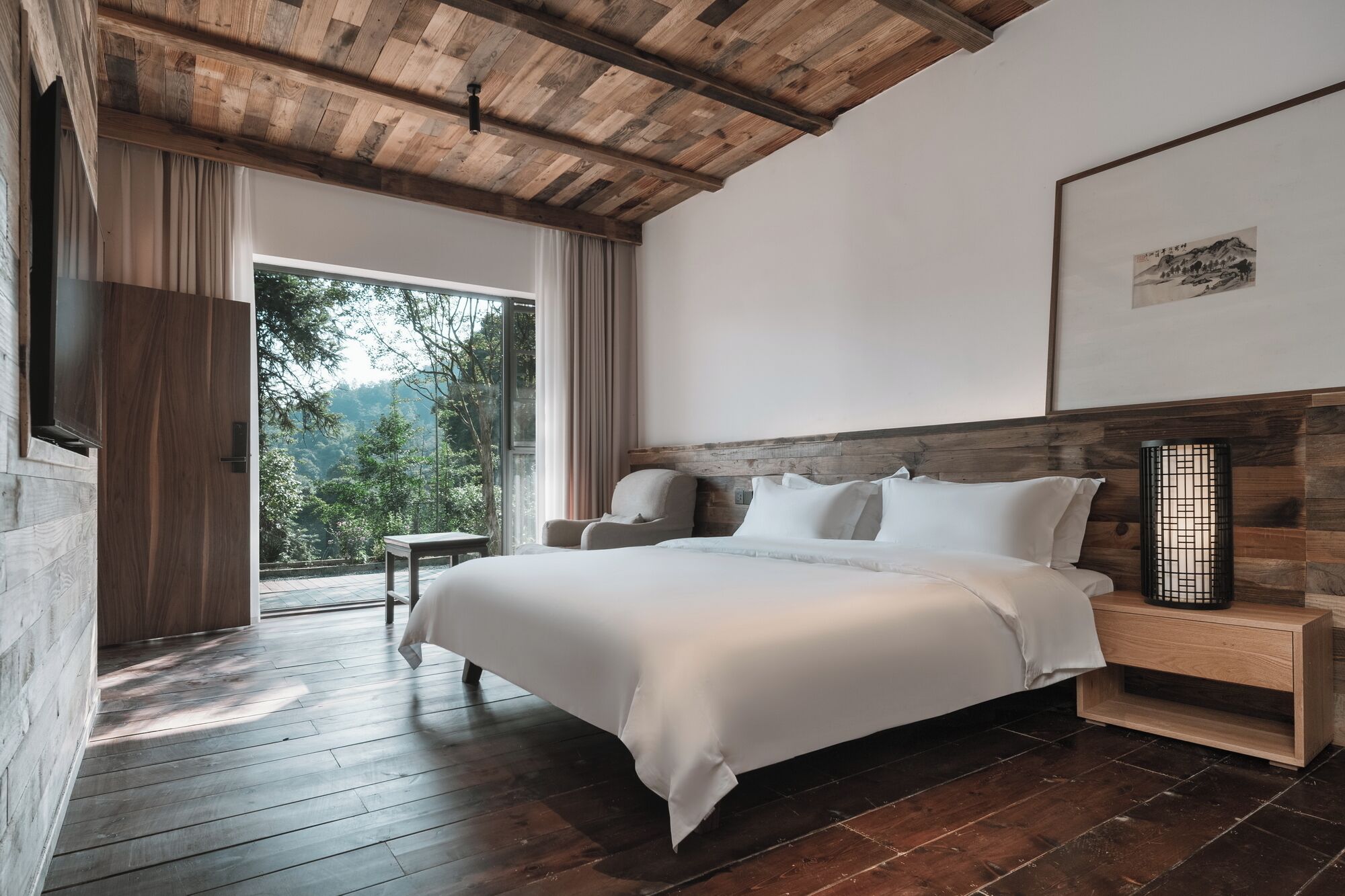 시그니처 스위트, 산 전망 | 암막 커튼, 다리미/다리미판, 무료 WiFi