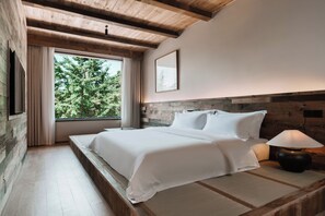 Camera Classic con 2 letti singoli, vista montagna | Tende oscuranti, ferro/asse da stiro, Wi-Fi gratuito