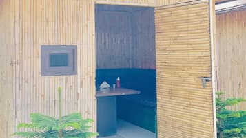 Luxury Tent, Balcony, River View | Interior entrance