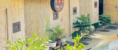 Majoituspaikan julkisivu