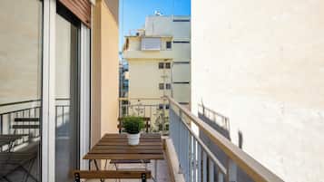 Apartemen, 2 kamar tidur, balkon, pemandangan kota | Balkon
