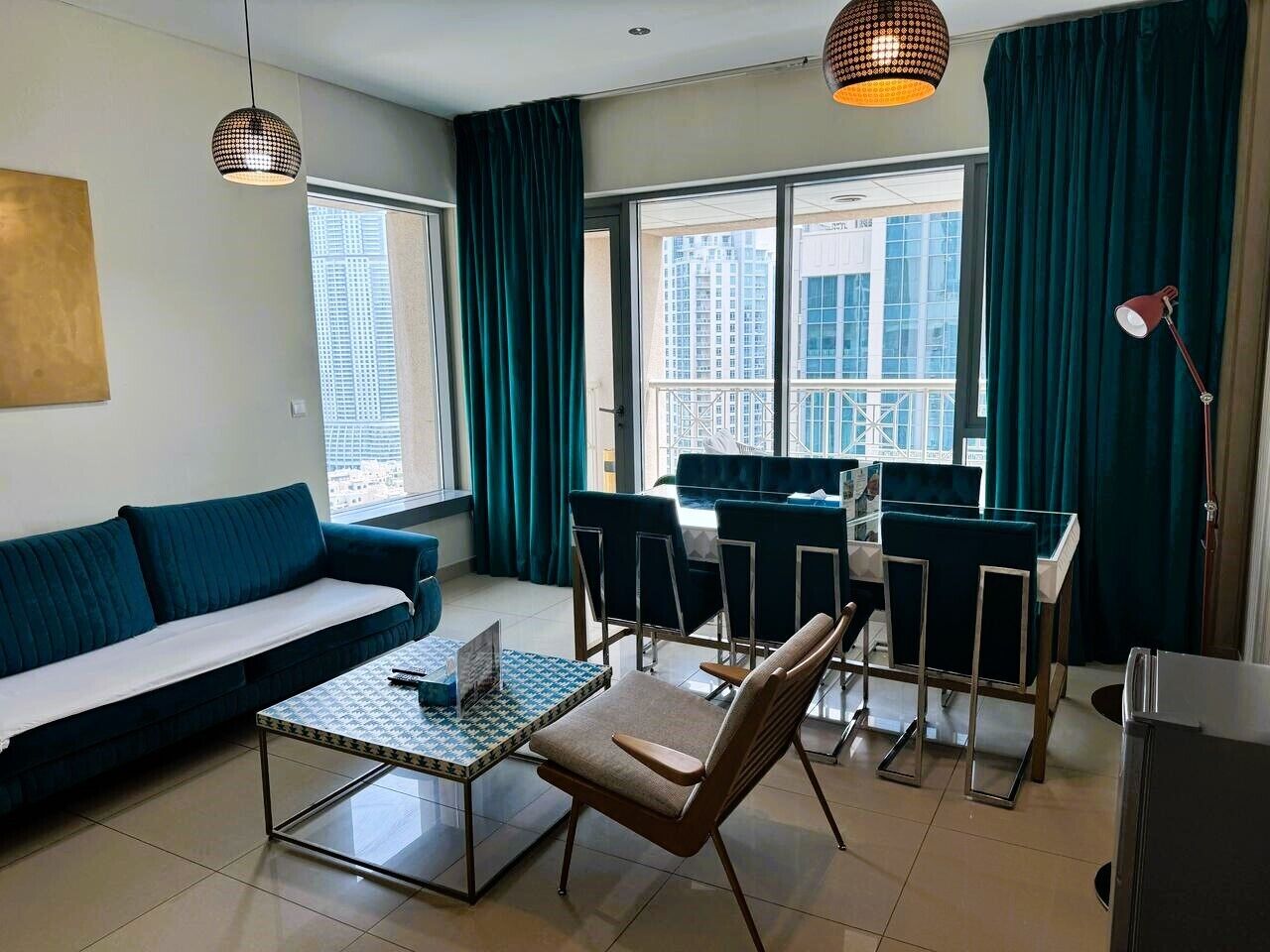 Apartment, Balcony, City View | Living area | Flat-screen TV