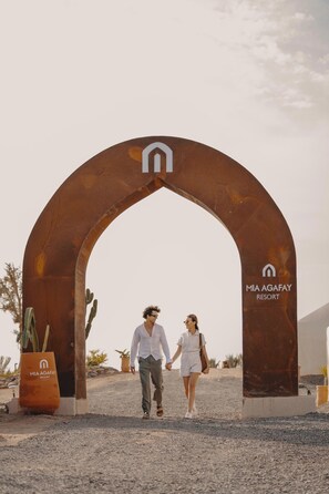 Voorkant van accommodatie