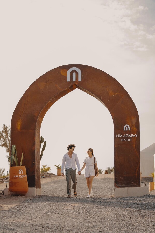 Voorkant van accommodatie