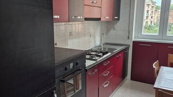 Réfrigérateur, four, plaque de cuisson, bouilloire électrique