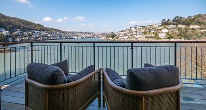 Stylish Waterfront Home With River Dart Views